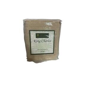 King Charles Matelasse Birch Beige Tan Euro Pillow Sham 26" x 26”  100% Cotton